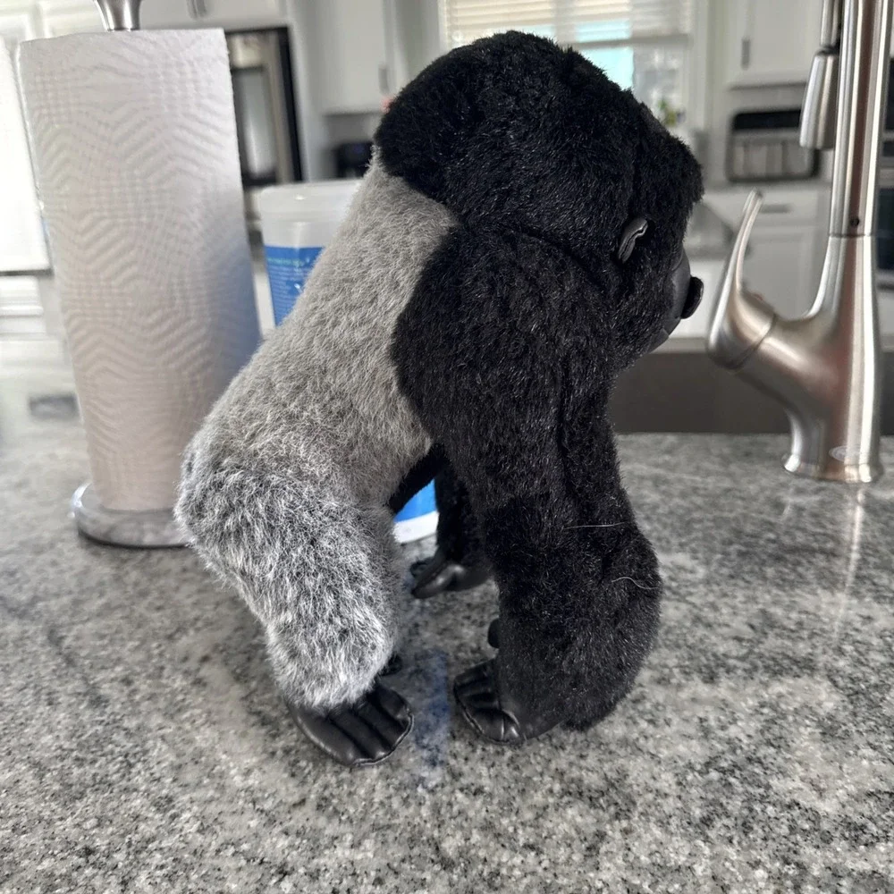 Fiesta Gorilla Silverback Stuffed Animal Plush Toy Black 10